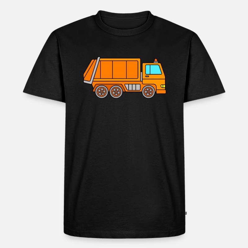 Müllabfuhr - Männer Premium Bio T-Shirt - Schwarz