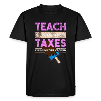 Enfants du capitalisme - T-shirt Premium bio Homme - noir - Devant - Nico (187cm)