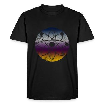 Physique - T-shirt Premium bio Homme - noir - Devant - Nico (187cm)