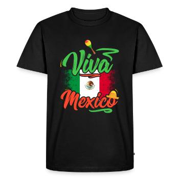Fierté mexicaine - T-shirt Premium bio Homme - noir - Devant - Nico (187cm)