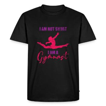 Gymnastics sizes - Men's Premium Organic T-Shirt - black - Front - Nico (187cm)