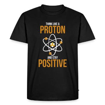 Chemistry setting - Men's Premium Organic T-Shirt - black - Front - Nico (187cm)