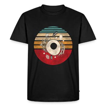 Cellule de biologie - T-shirt Premium bio Homme - noir - Devant - Nico (187cm)