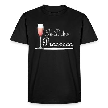 In Dubio Prosecco Lawyer Law Student - Men's Premium Organic T-Shirt - black - Front - Nico (187cm)