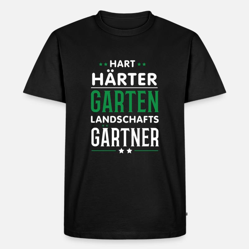 Galabau Geschenk - Männer Premium Bio T-Shirt - Schwarz