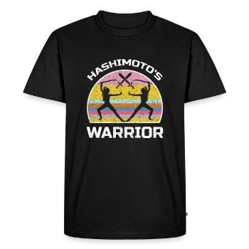Hashimotos Warrior - T-shirt Premium bio Homme - noir - Devant - Nico (187cm)