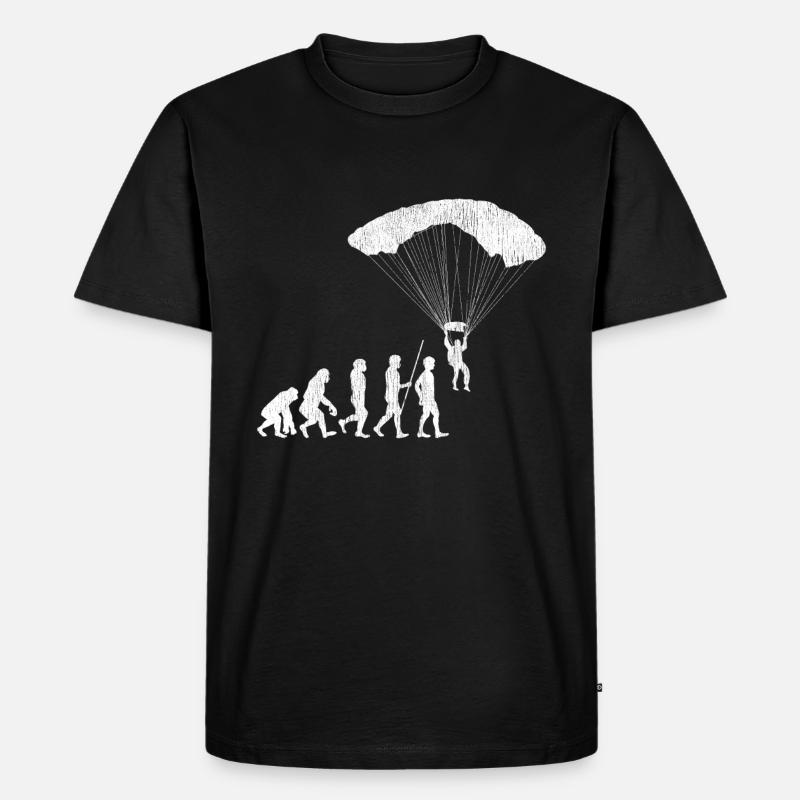 Evolution du parapente - T-shirt Premium bio Homme - noir