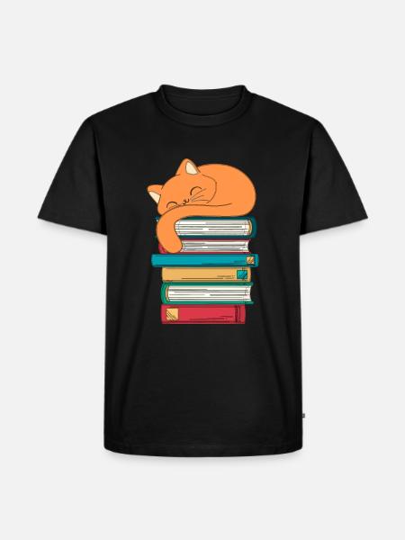 Book Pussy - Men's Premium Organic T-Shirt - black