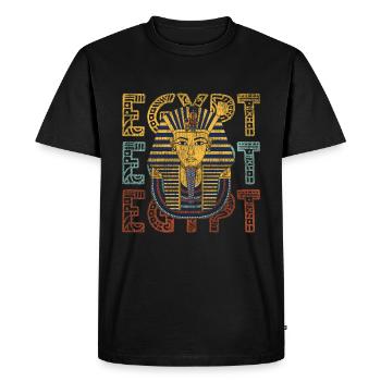 Égypte Identité - T-shirt Premium bio Homme - noir - Devant - Nico (187cm)