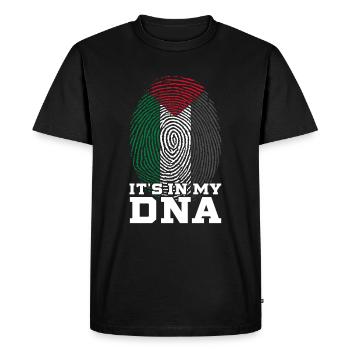 Indépendance du pays palestinien - T-shirt Premium bio Homme - noir - Devant - Nico (187cm)