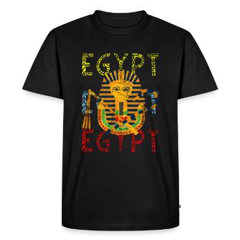 Egypte - T-shirt Premium bio Homme - noir - Devant - Nico (187cm)