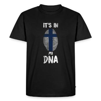 Finland Finn Vikings - Men's Premium Organic T-Shirt - black - Front - Nico (187cm)