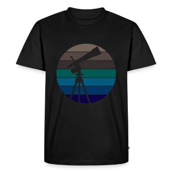Astronomy science - Men's Premium Organic T-Shirt - black - Front - Nico (187cm)