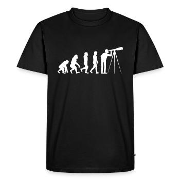 Astronomy evolution science - Men's Premium Organic T-Shirt - black - Front - Nico (187cm)