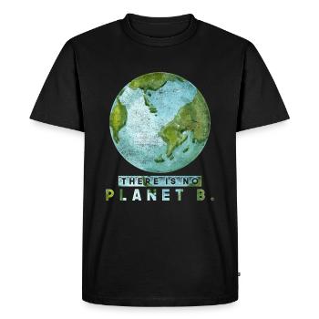 Earth Day environmental protection planet - Men's Premium Organic T-Shirt - black - Front - Nico (187cm)