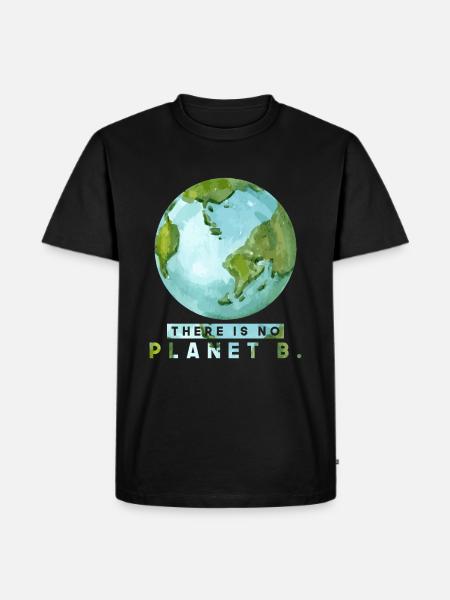 Earth Day Planet - Men's Premium Organic T-Shirt - black