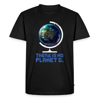 Earth Day environment - Men's Premium Organic T-Shirt - black - Front - Nico (187cm)