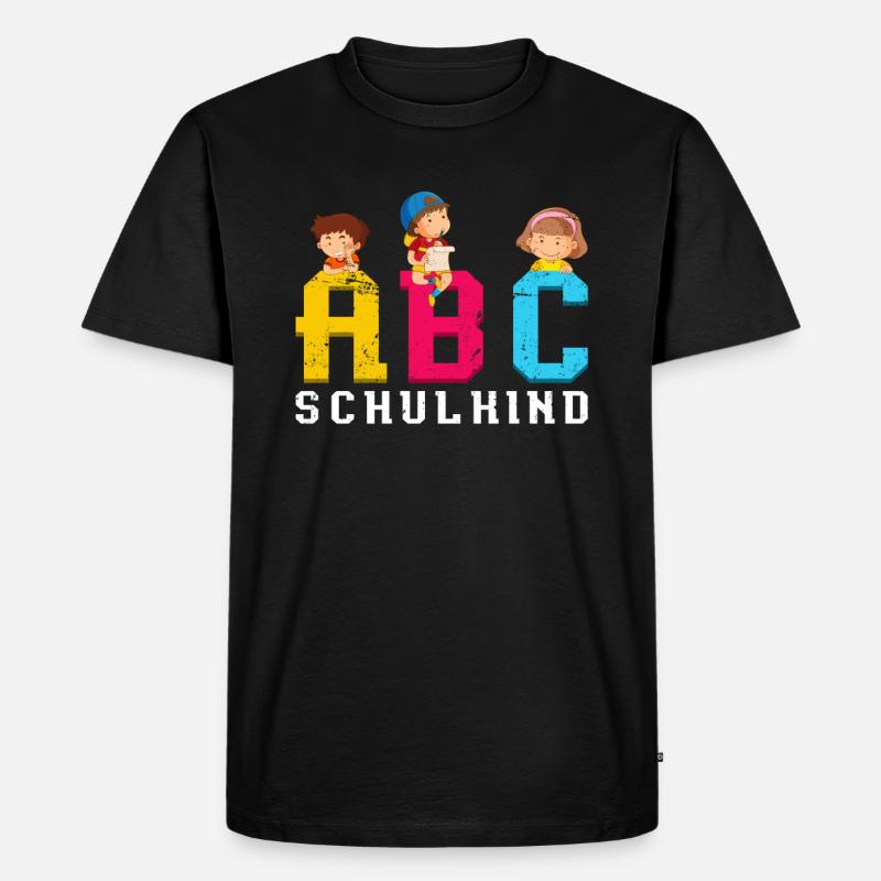 Schüler Schule - Männer Premium Bio T-Shirt - Schwarz