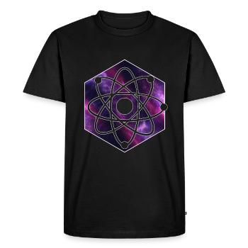 Physique - T-shirt Premium bio Homme - noir - Devant - Nico (187cm)