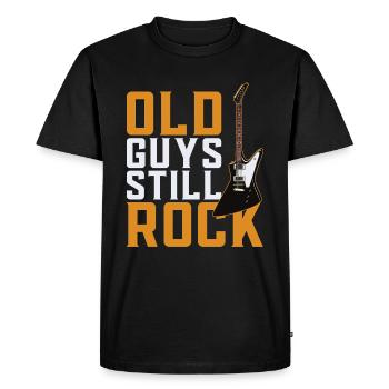 Guitar guitar player guitarist - Men's Premium Organic T-Shirt - black - Front - Nico (187cm)