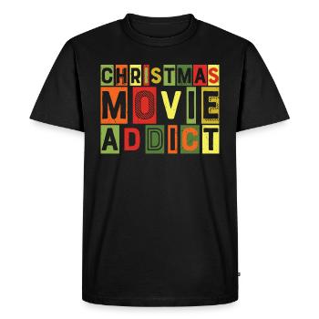 Idée cadeau de Noël Noël - T-shirt Premium bio Homme - noir - Devant - Nico (187cm)
