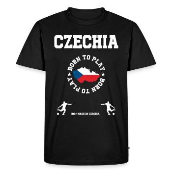Czechia - Men's Premium Organic T-Shirt - black - Front - Nico (187cm)