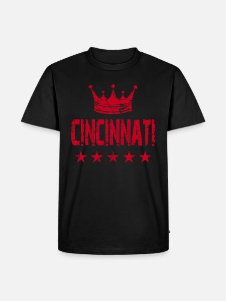 Cincinnati Crown Stars - Men's Premium Organic T-Shirt - black