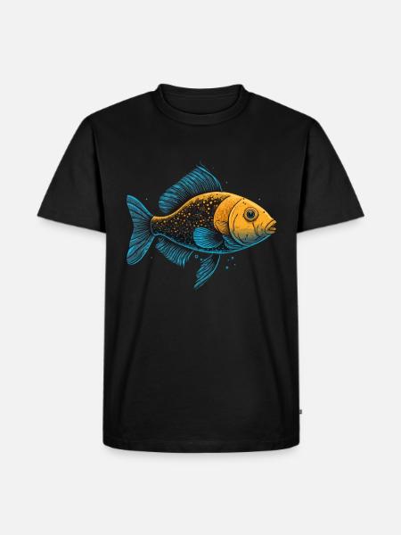 Fantasy Fish - Men's Premium Organic T-Shirt - black