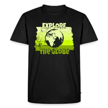 World Tour Aventure - T-shirt Premium bio Homme - noir - Devant - Nico (187cm)