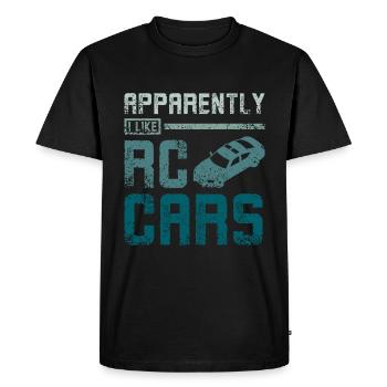 Apparemment, j’aime les voitures Rc - T-shirt Premium bio Homme - noir - Devant - Nico (187cm)