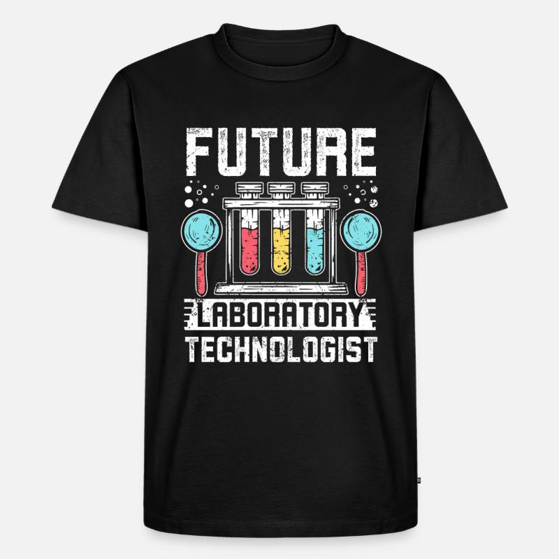 Future laboratory technologist - Männer Premium Bio T-Shirt - Schwarz
