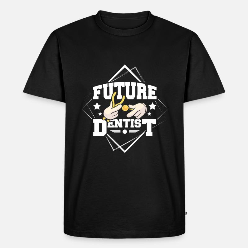 Future dentist - Männer Premium Bio T-Shirt - Schwarz