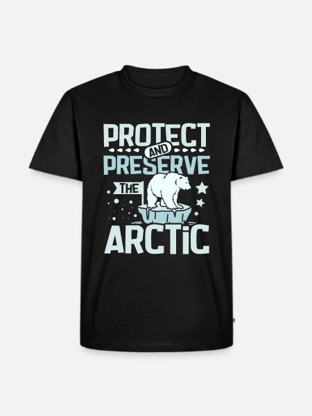 Protéger et préserver l’Arctique - T-shirt Premium bio Homme - noir