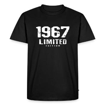 55e anniversaire Édition limitée 1967 55 ans - T-shirt Premium bio Homme - noir - Devant - Nico (187cm)