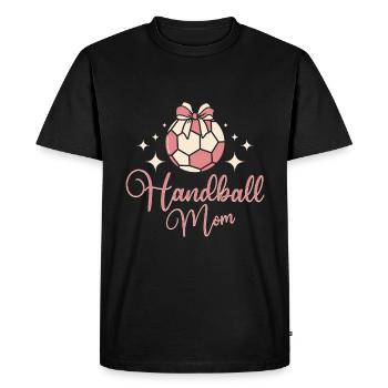 Fête des mères Maman Maman Handball Maman - T-shirt Premium bio Homme - noir - Devant - Nico (187cm)