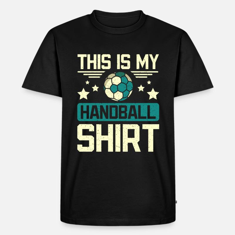 C’est mon handball - T-shirt Premium bio Homme - noir