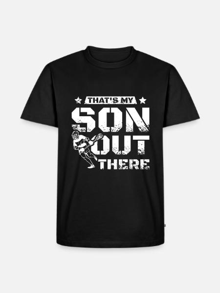 C’est mon fils là-bas crosse - T-shirt Premium bio Homme - noir