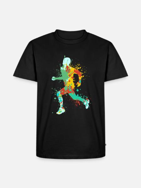 Splash Running Jogging - T-shirt Premium bio Homme - noir