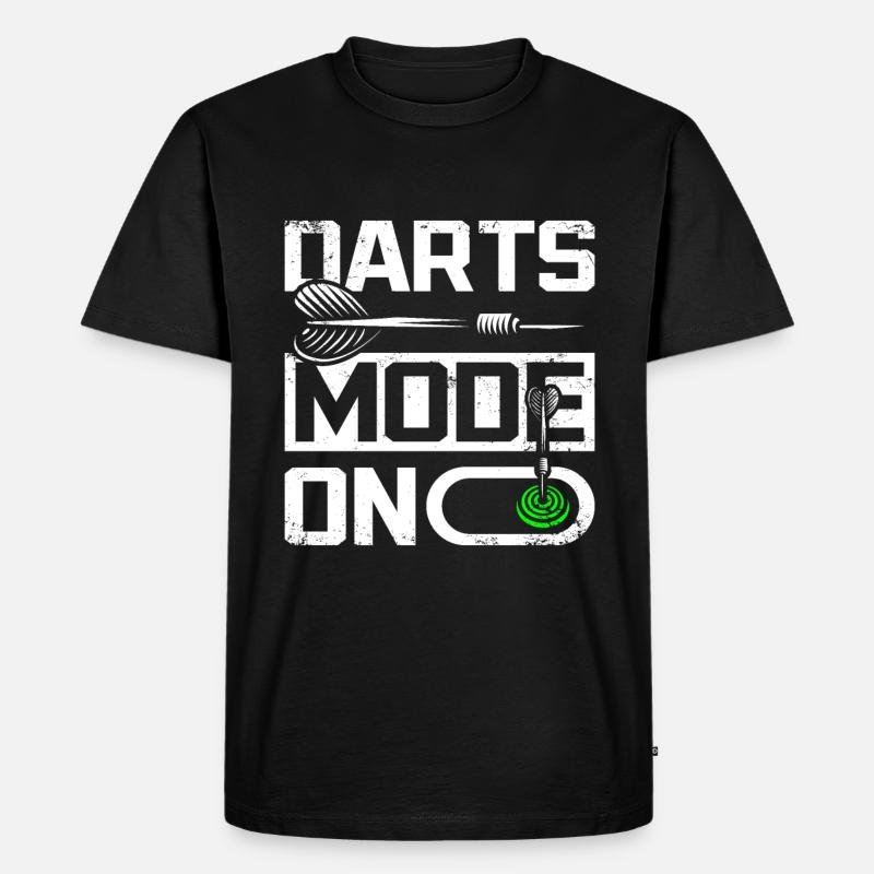 Mode fléchettes activé - T-shirt Premium bio Homme - noir