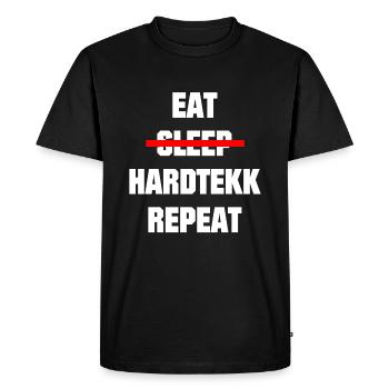 Hardtekk - Merch - Tekk - Gift - Men's Premium Organic T-Shirt - black - Front - Nico (187cm)