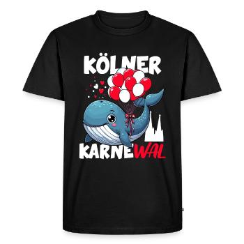 Carnaval de Cologne Wal Kölle Alaaf Cathédrale de Cologne drôle - T-shirt Premium bio Homme - noir - Devant - Nico (187cm)