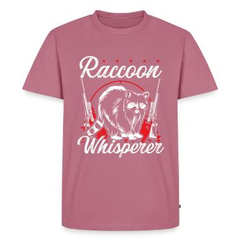 Raccoon Slayer Raccoon Racccoon Removal Technician - Men's Premium Organic T-Shirt - mauve - Front - Nico (187cm)
