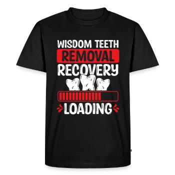 Wisdom Teeth Removal Wisdom Tooth Survivor - Men's Premium Organic T-Shirt - black - Front - Nico (187cm)