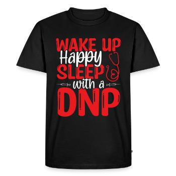 Funny DNP Doctor DNP Nurse Nursing DNP Degree - Men's Premium Organic T-Shirt - black - Front - Nico (187cm)