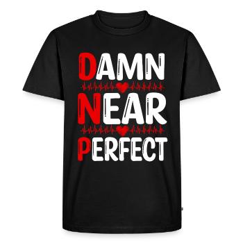 DNP Doctor DNP Degree Graduation DNP Nurse - Men's Premium Organic T-Shirt - black - Front - Nico (187cm)