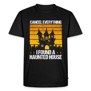 Ghost Hunter a trouvé une maison hantée Ghost Hunting - T-shirt Premium bio Homme - noir - Devant - Nico (187cm)