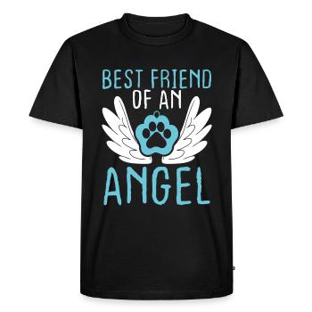 Cat Loss of Pet Friend Cat Grief Remembrance - Men's Premium Organic T-Shirt - black - Front - Nico (187cm)