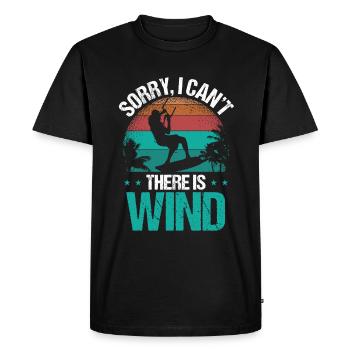 Kiteboarding Sorry I cant there is Wind Kitesurfer - Men's Premium Organic T-Shirt - black - Front - Nico (187cm)