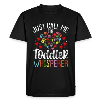 Daycare Provider Toddler Childcare Teacher - Men's Premium Organic T-Shirt - black - Front - Nico (187cm)