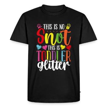 Childcare Teacher No Snot Toddler Daycare Provider - Men's Premium Organic T-Shirt - black - Front - Nico (187cm)